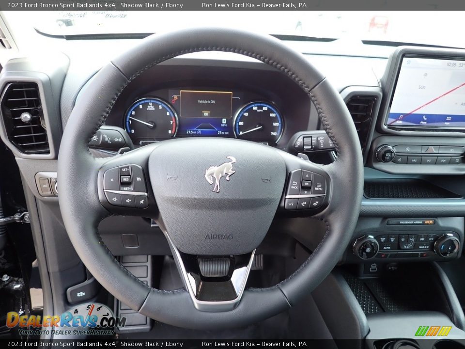 2023 Ford Bronco Sport Badlands 4x4 Steering Wheel Photo #19