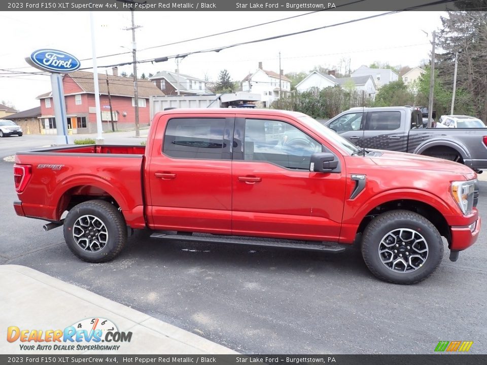 Hot Pepper Red Metallic 2023 Ford F150 XLT SuperCrew 4x4 Photo #6