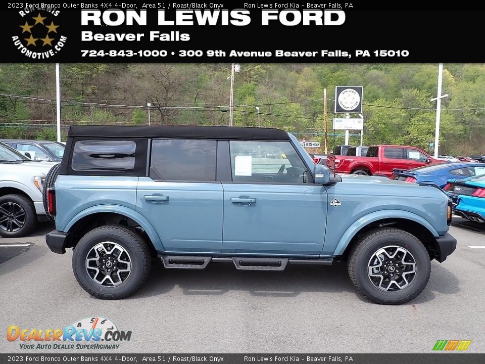 2023 Ford Bronco Outer Banks 4X4 4-Door Area 51 / Roast/Black Onyx Photo #1