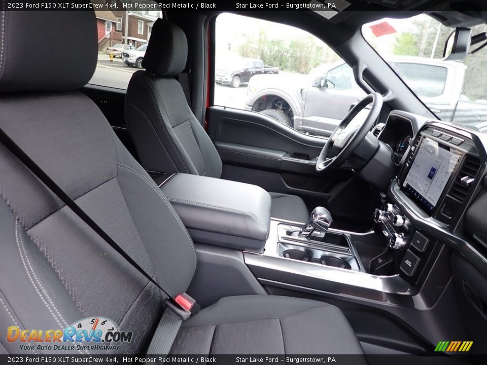 Front Seat of 2023 Ford F150 XLT SuperCrew 4x4 Photo #9