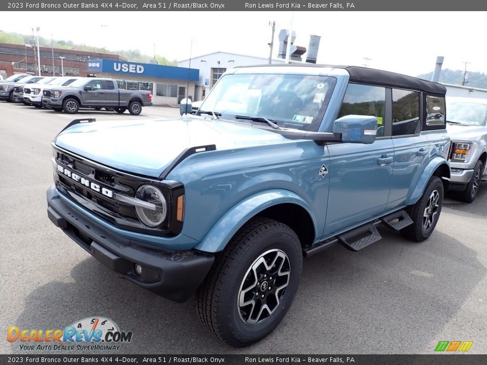 2023 Ford Bronco Outer Banks 4X4 4-Door Area 51 / Roast/Black Onyx Photo #4