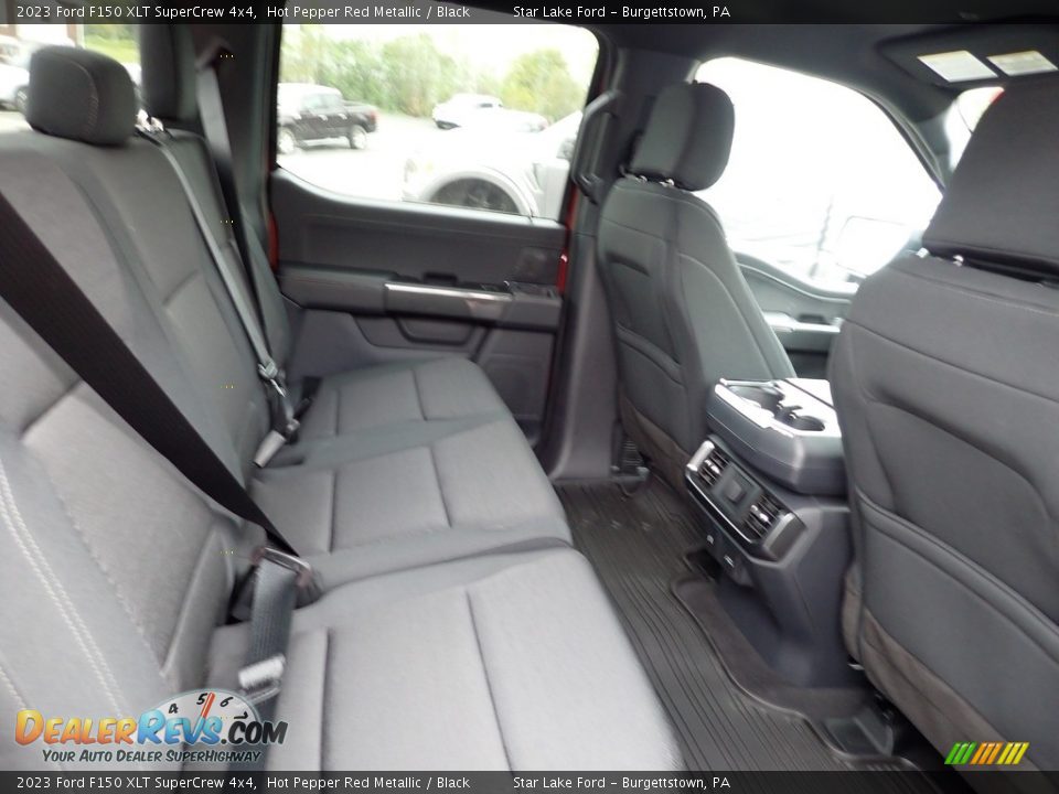 Rear Seat of 2023 Ford F150 XLT SuperCrew 4x4 Photo #10