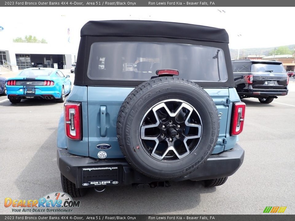 2023 Ford Bronco Outer Banks 4X4 4-Door Area 51 / Roast/Black Onyx Photo #7