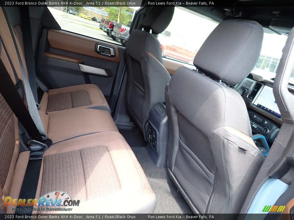 Rear Seat of 2023 Ford Bronco Outer Banks 4X4 4-Door Photo #10