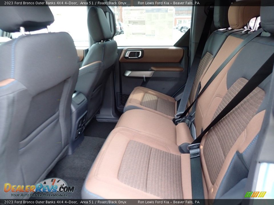 Rear Seat of 2023 Ford Bronco Outer Banks 4X4 4-Door Photo #12