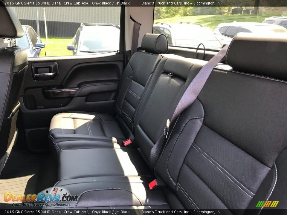 Rear Seat of 2016 GMC Sierra 3500HD Denali Crew Cab 4x4 Photo #36