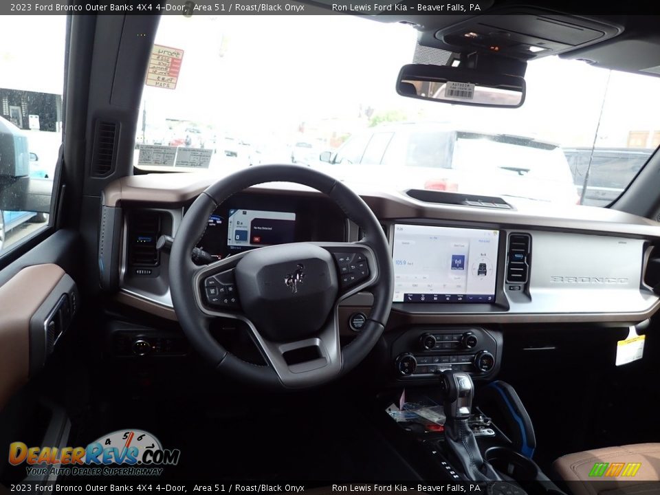 2023 Ford Bronco Outer Banks 4X4 4-Door Area 51 / Roast/Black Onyx Photo #13