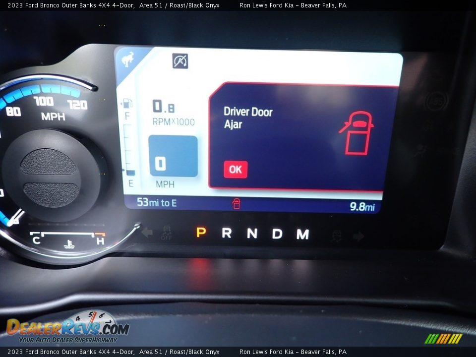 2023 Ford Bronco Outer Banks 4X4 4-Door Area 51 / Roast/Black Onyx Photo #17