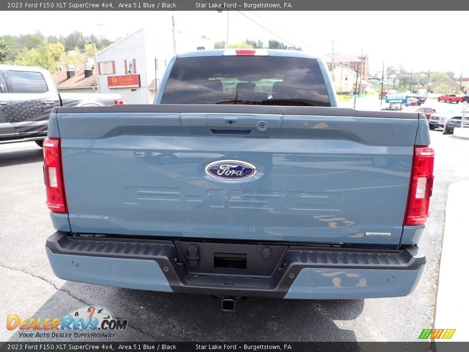 2023 Ford F150 XLT SuperCrew 4x4 Area 51 Blue / Black Photo #4