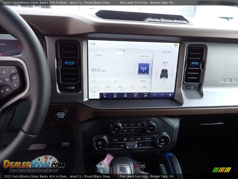 2023 Ford Bronco Outer Banks 4X4 4-Door Area 51 / Roast/Black Onyx Photo #18