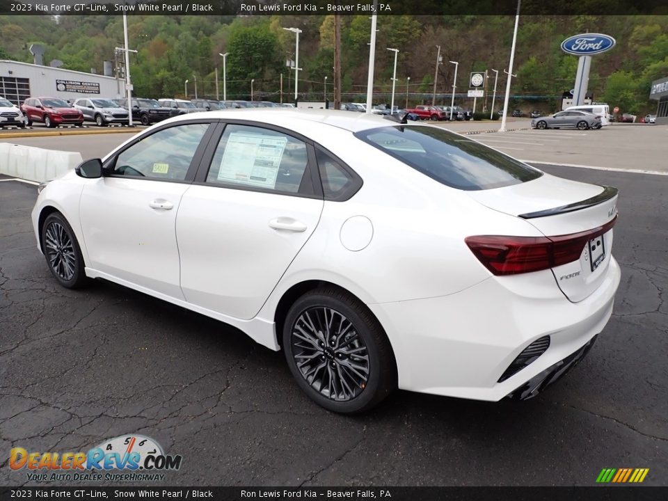 2023 Kia Forte GT-Line Snow White Pearl / Black Photo #6