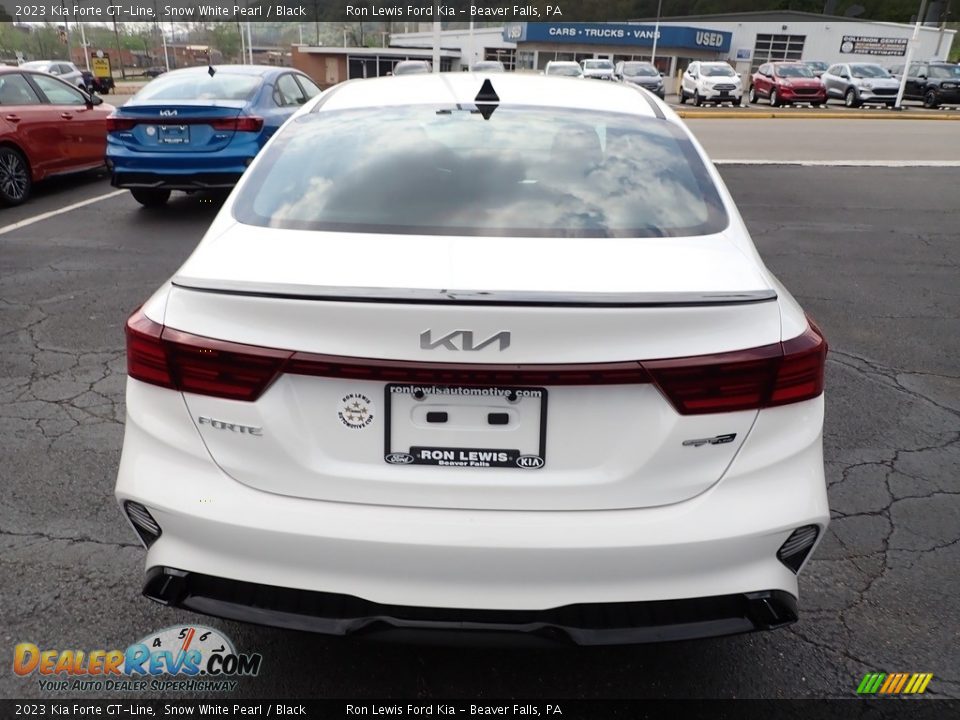 2023 Kia Forte GT-Line Snow White Pearl / Black Photo #7
