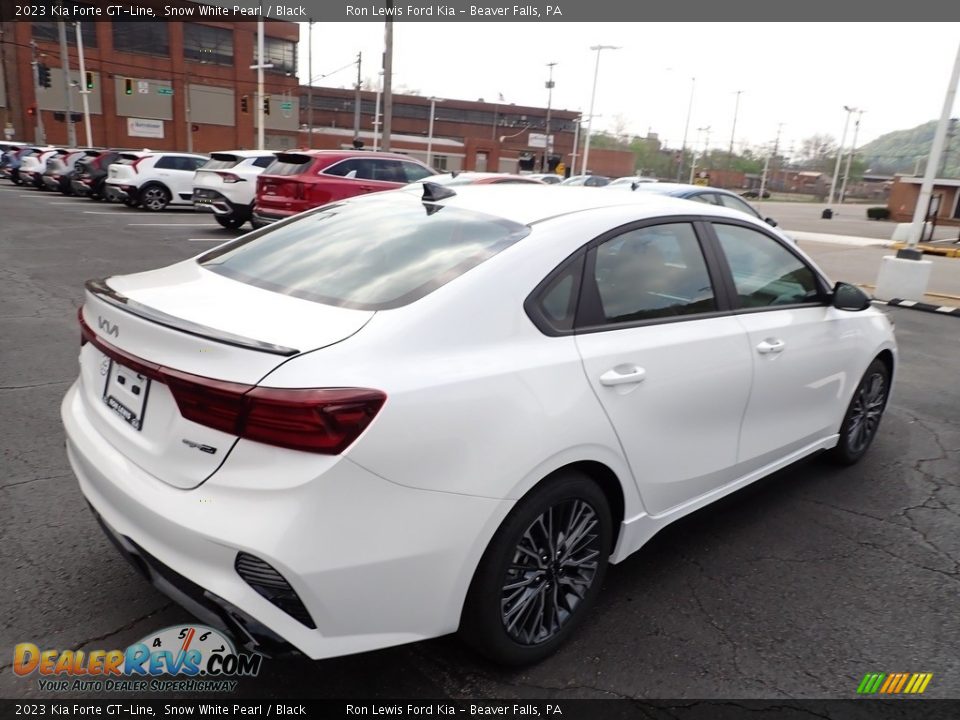 2023 Kia Forte GT-Line Snow White Pearl / Black Photo #8