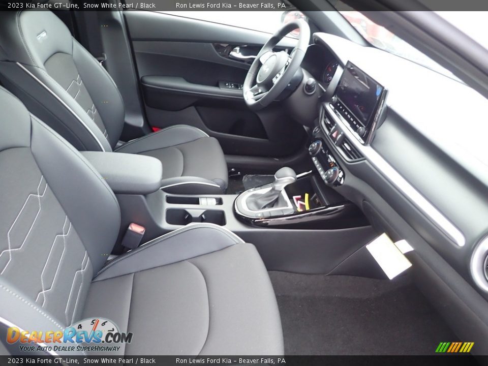 2023 Kia Forte GT-Line Snow White Pearl / Black Photo #11