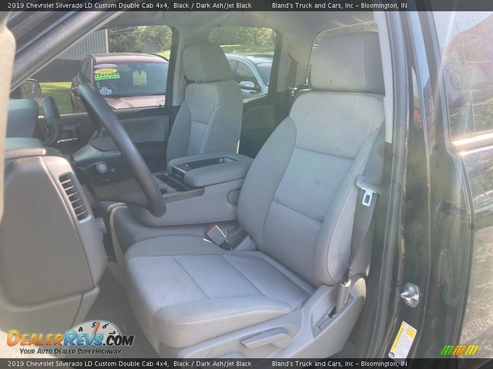 2019 Chevrolet Silverado LD Custom Double Cab 4x4 Black / Dark Ash/Jet Black Photo #12