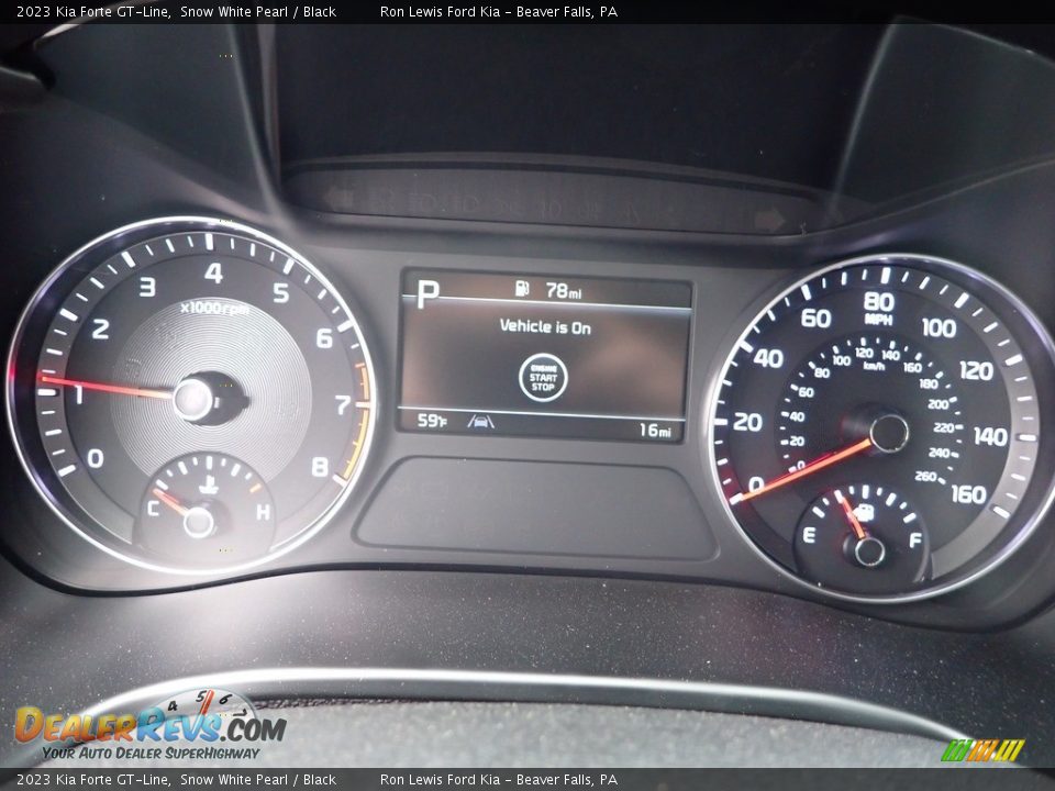 2023 Kia Forte GT-Line Snow White Pearl / Black Photo #16