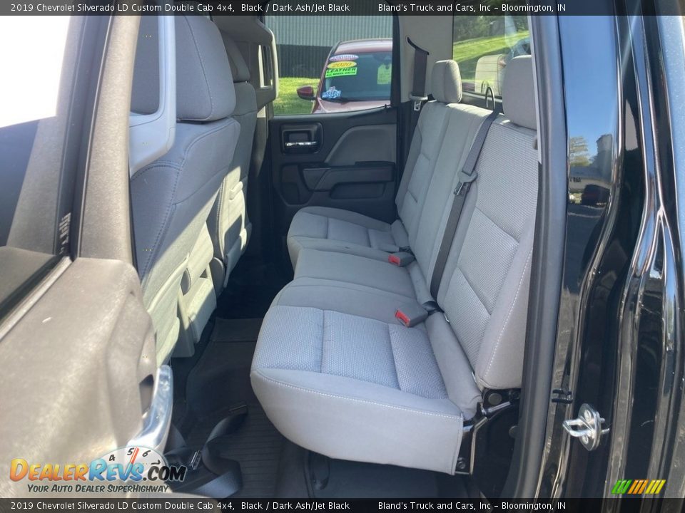 2019 Chevrolet Silverado LD Custom Double Cab 4x4 Black / Dark Ash/Jet Black Photo #14