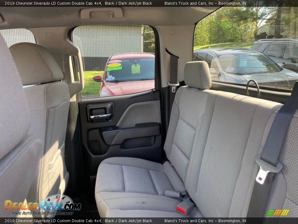 2019 Chevrolet Silverado LD Custom Double Cab 4x4 Black / Dark Ash/Jet Black Photo #15