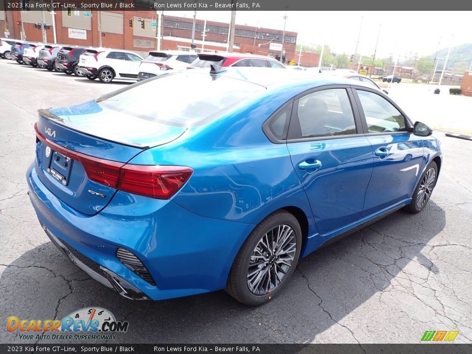 2023 Kia Forte GT-Line Sporty Blue / Black Photo #8