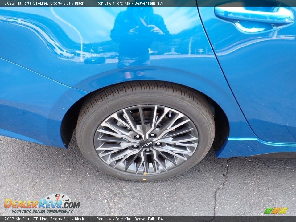 2023 Kia Forte GT-Line Sporty Blue / Black Photo #9