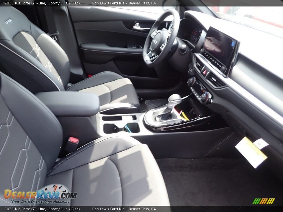 2023 Kia Forte GT-Line Sporty Blue / Black Photo #11