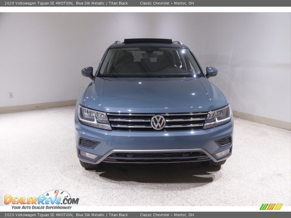 2020 Volkswagen Tiguan SE 4MOTION Blue Silk Metallic / Titan Black Photo #2