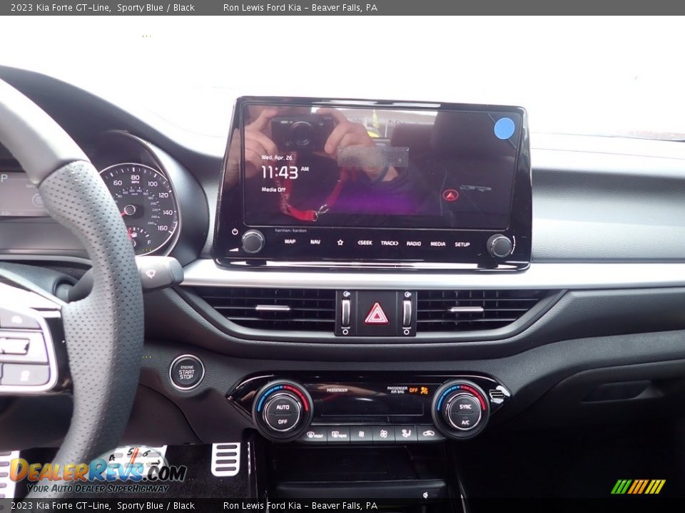 2023 Kia Forte GT-Line Sporty Blue / Black Photo #17