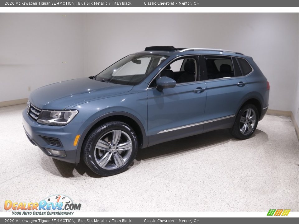 2020 Volkswagen Tiguan SE 4MOTION Blue Silk Metallic / Titan Black Photo #3