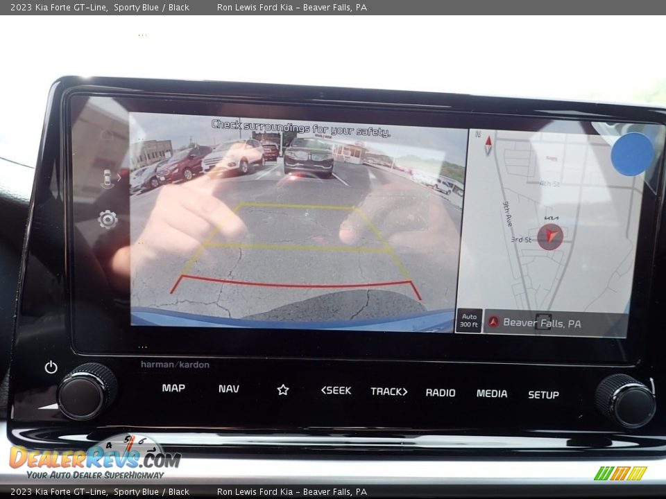 2023 Kia Forte GT-Line Sporty Blue / Black Photo #18