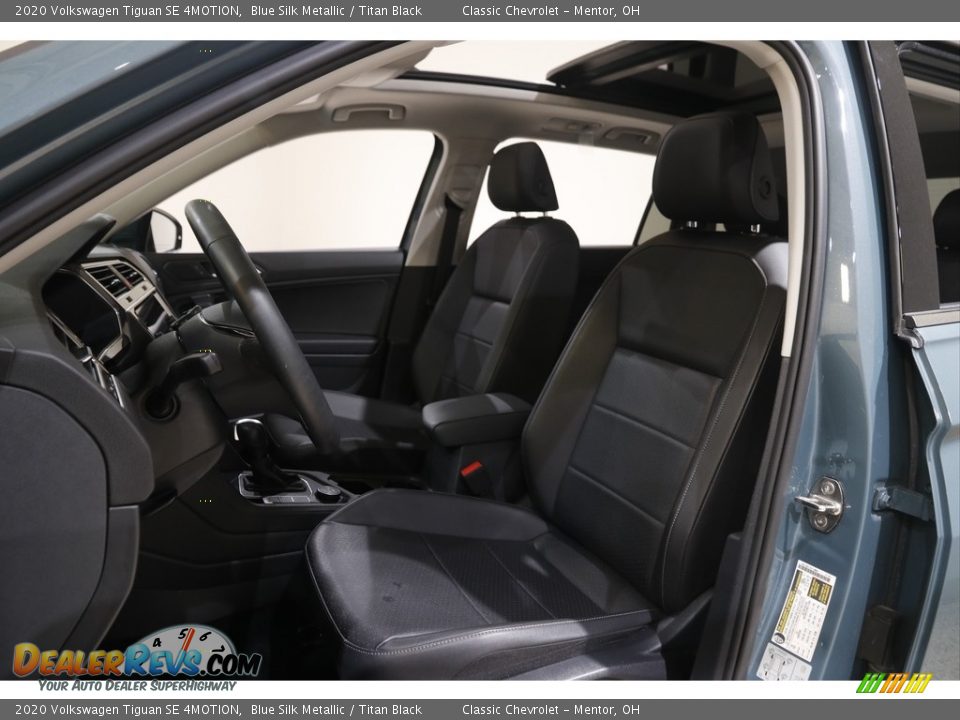 2020 Volkswagen Tiguan SE 4MOTION Blue Silk Metallic / Titan Black Photo #5