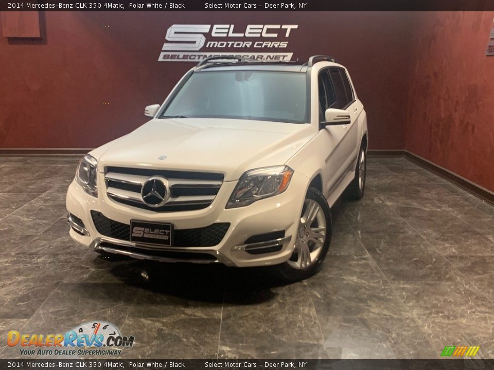 2014 Mercedes-Benz GLK 350 4Matic Polar White / Black Photo #1