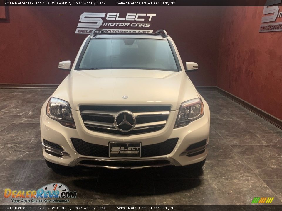 2014 Mercedes-Benz GLK 350 4Matic Polar White / Black Photo #2