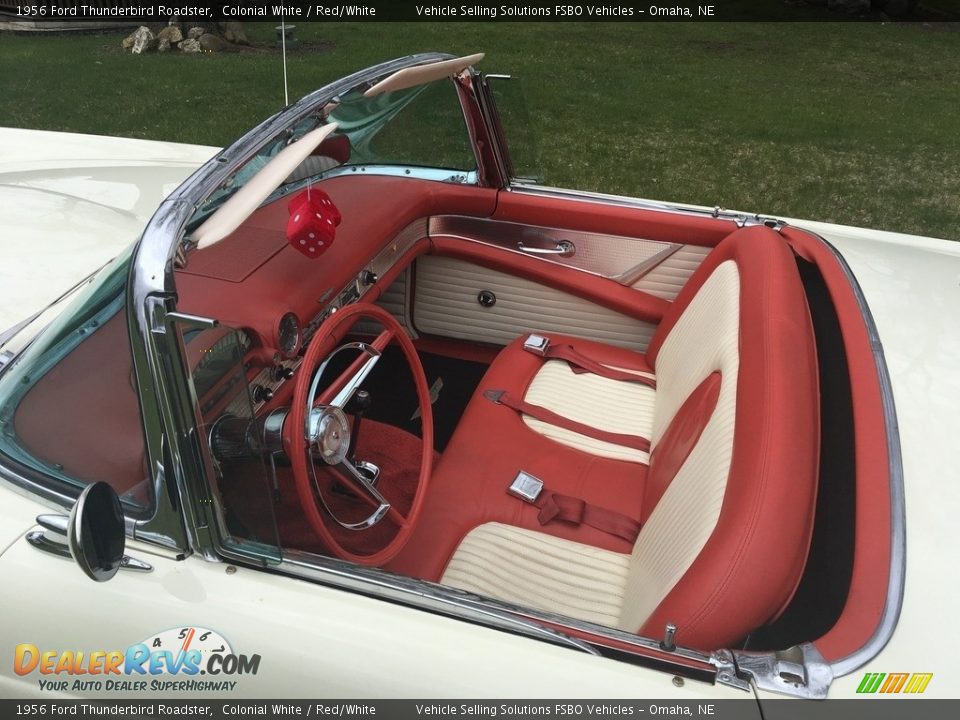 Red/White Interior - 1956 Ford Thunderbird Roadster Photo #2