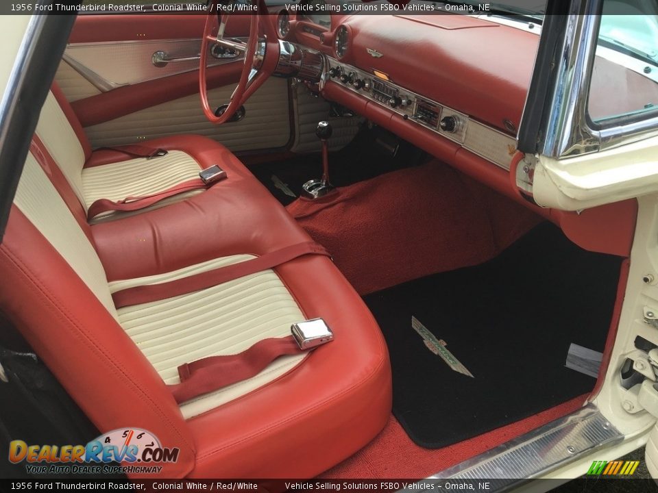 Front Seat of 1956 Ford Thunderbird Roadster Photo #3
