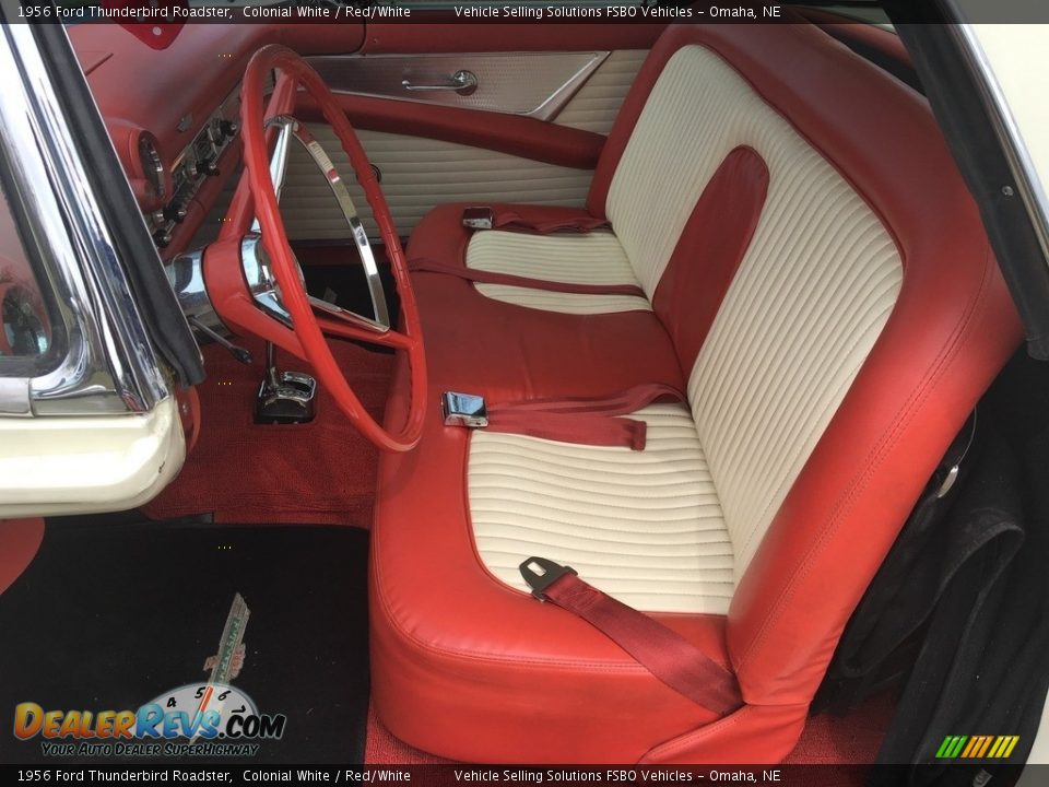 Front Seat of 1956 Ford Thunderbird Roadster Photo #6