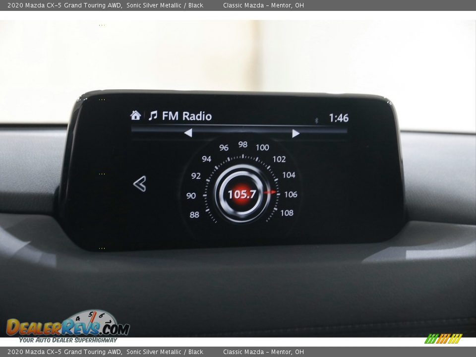 2020 Mazda CX-5 Grand Touring AWD Sonic Silver Metallic / Black Photo #11