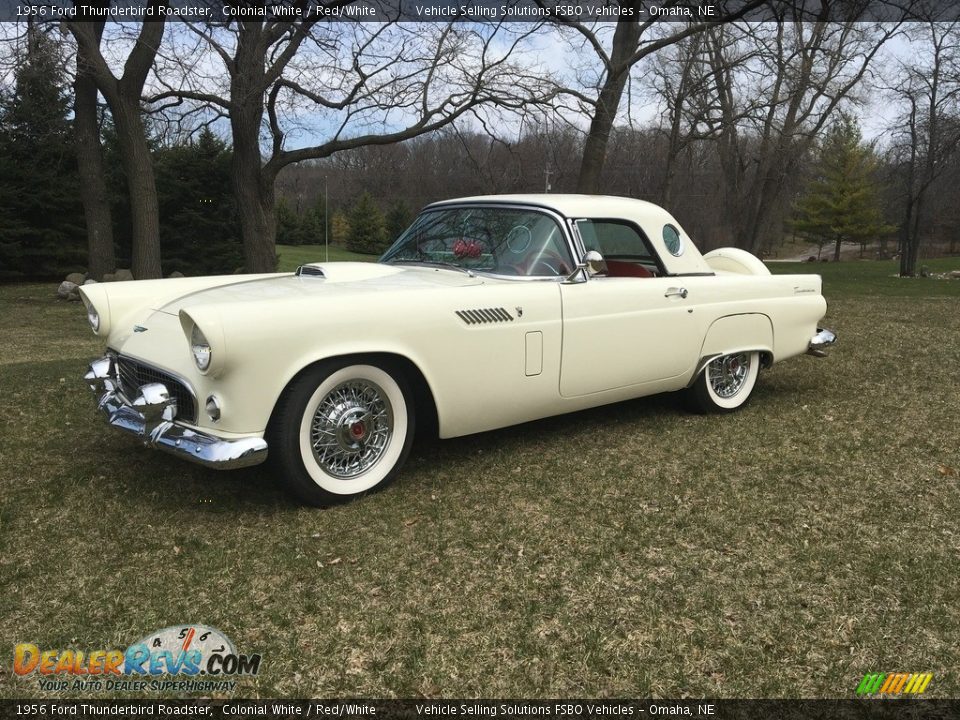 Colonial White 1956 Ford Thunderbird Roadster Photo #7