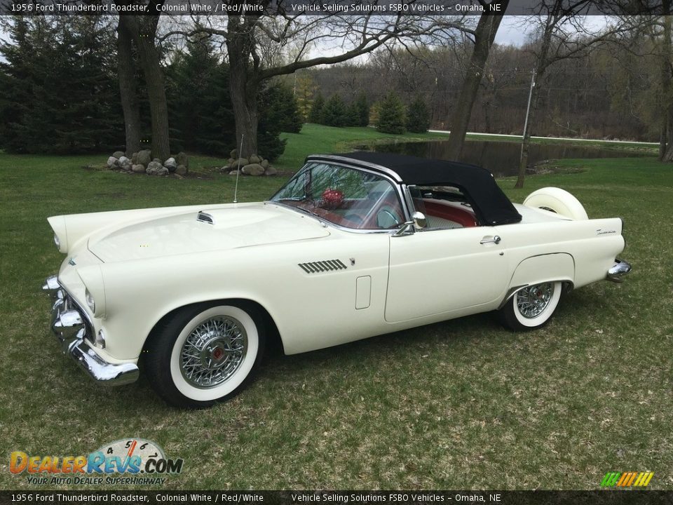 Colonial White 1956 Ford Thunderbird Roadster Photo #8