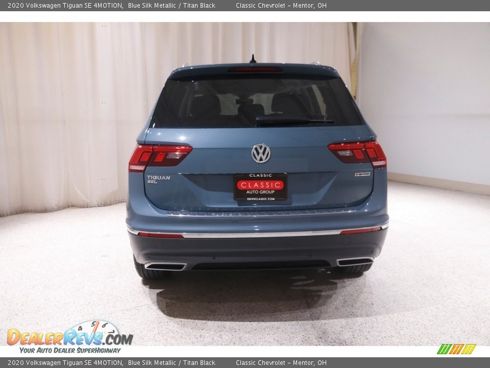 2020 Volkswagen Tiguan SE 4MOTION Blue Silk Metallic / Titan Black Photo #18