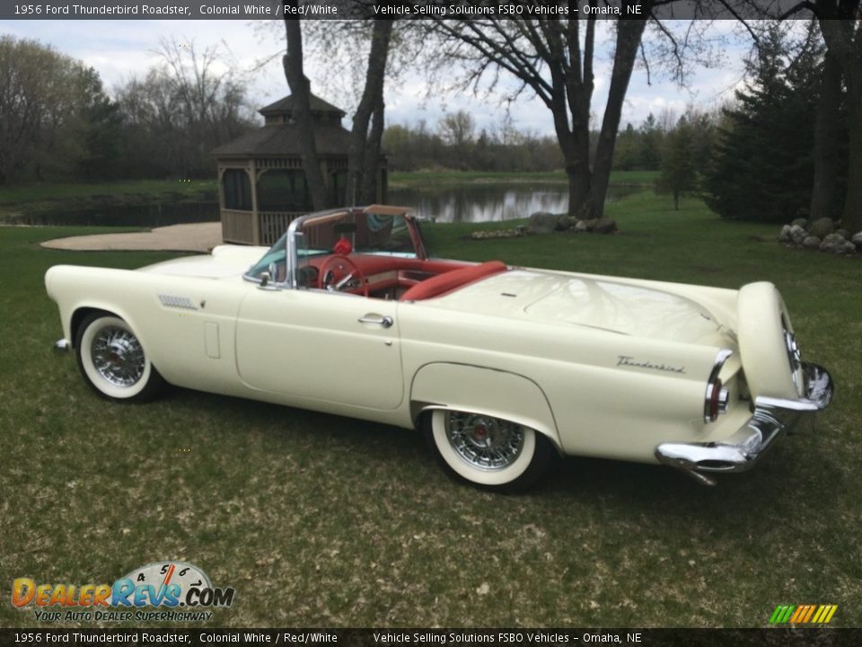 Colonial White 1956 Ford Thunderbird Roadster Photo #9