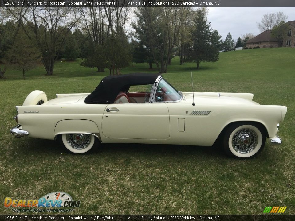 Colonial White 1956 Ford Thunderbird Roadster Photo #12
