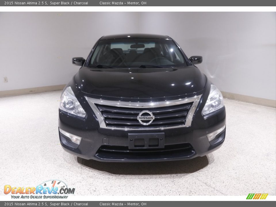 2015 Nissan Altima 2.5 S Super Black / Charcoal Photo #2