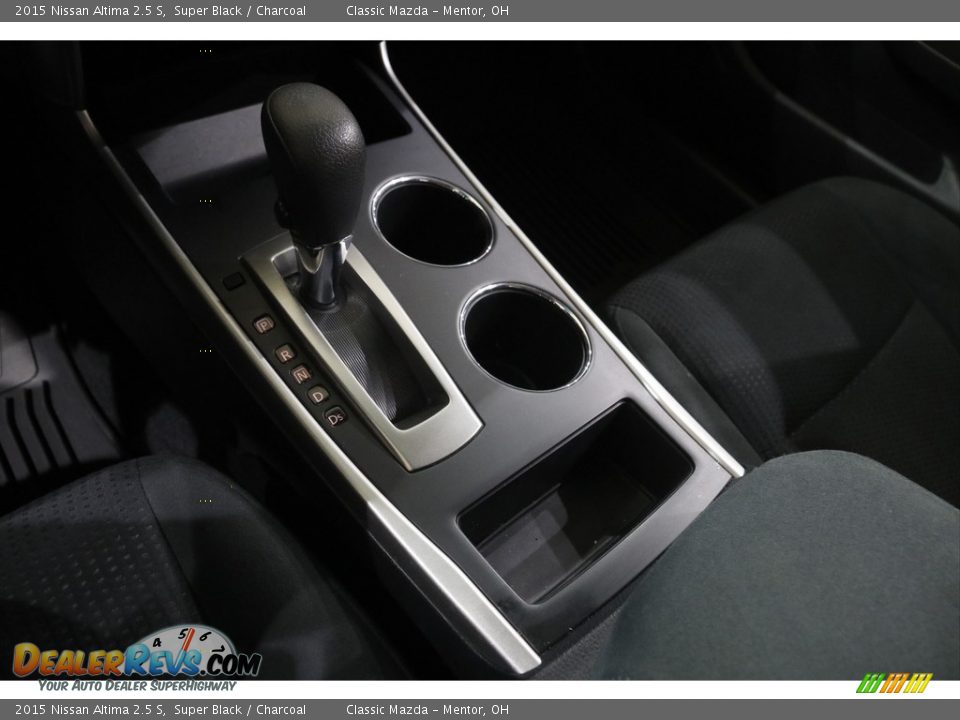 2015 Nissan Altima 2.5 S Super Black / Charcoal Photo #10