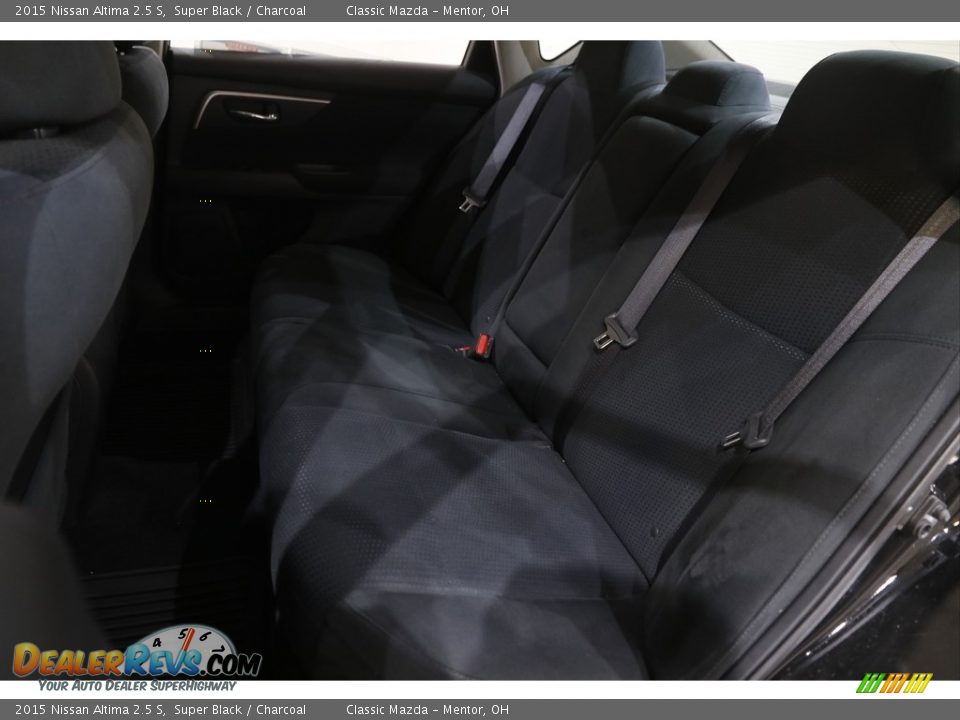 2015 Nissan Altima 2.5 S Super Black / Charcoal Photo #13