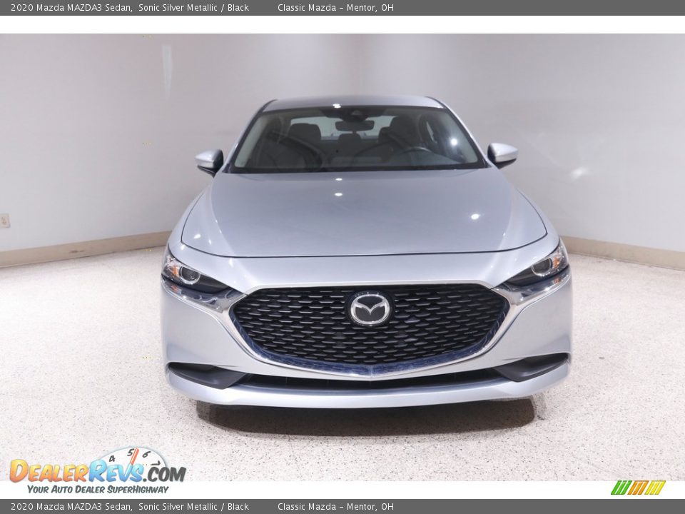 2020 Mazda MAZDA3 Sedan Sonic Silver Metallic / Black Photo #2