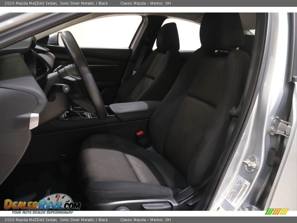 2020 Mazda MAZDA3 Sedan Sonic Silver Metallic / Black Photo #5