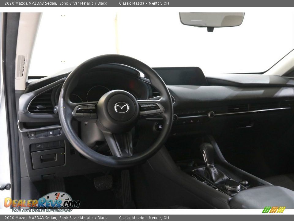 2020 Mazda MAZDA3 Sedan Sonic Silver Metallic / Black Photo #6