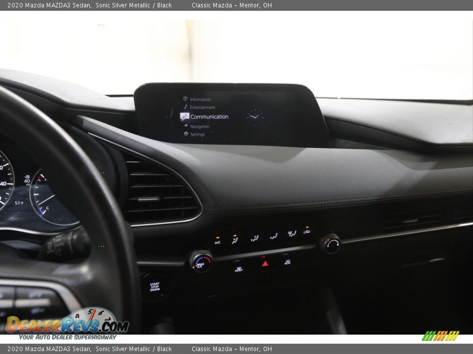 2020 Mazda MAZDA3 Sedan Sonic Silver Metallic / Black Photo #9