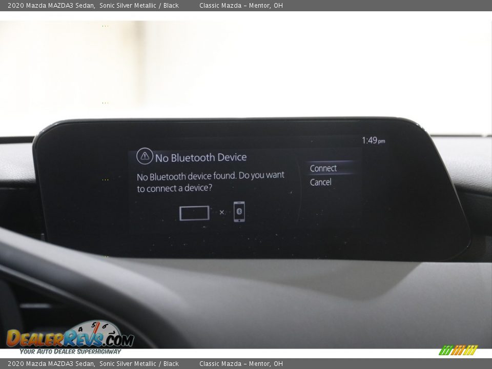 2020 Mazda MAZDA3 Sedan Sonic Silver Metallic / Black Photo #10