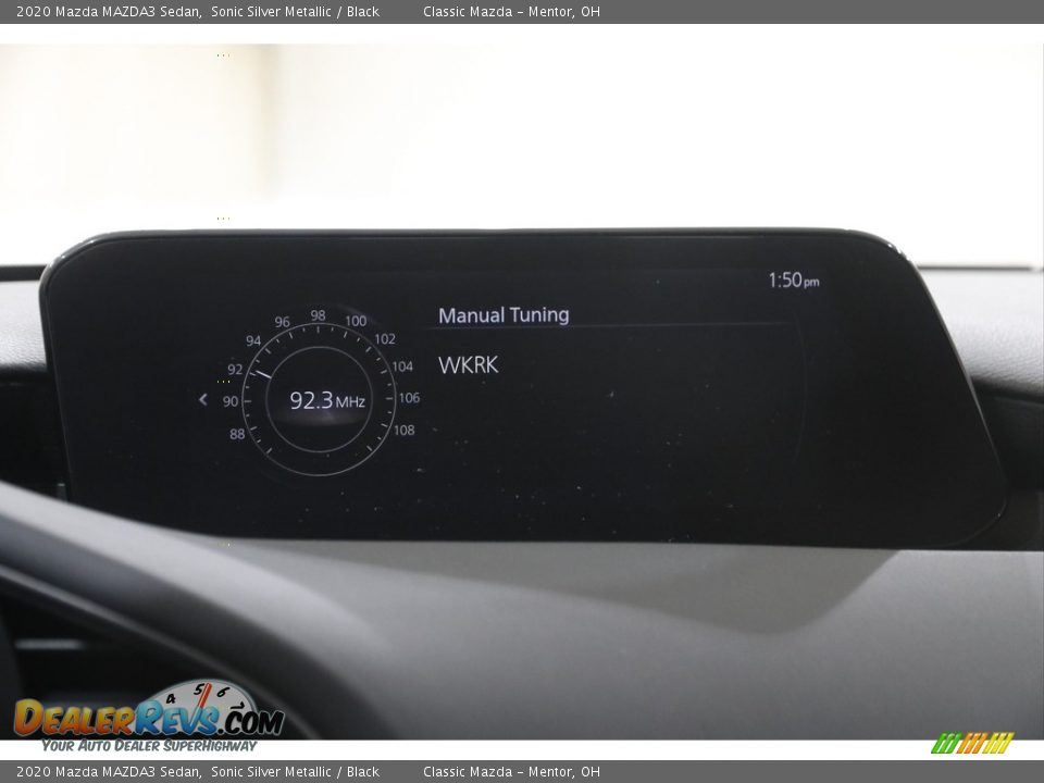 2020 Mazda MAZDA3 Sedan Sonic Silver Metallic / Black Photo #11